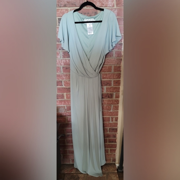 David's Bridal Dresses & Skirts - David's Bridal Dusty Sage Bridesmaid Dress